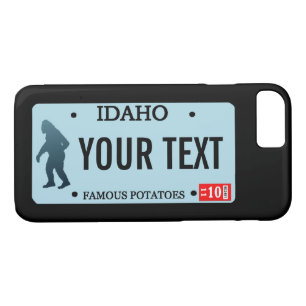 Idaho Sasquatch License Plate iPhone 8/7 Case