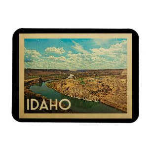 Idaho Snake River Canyon Vintage Travel Magnet