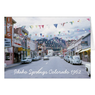 Idaho Springs Colorado Greeting Card