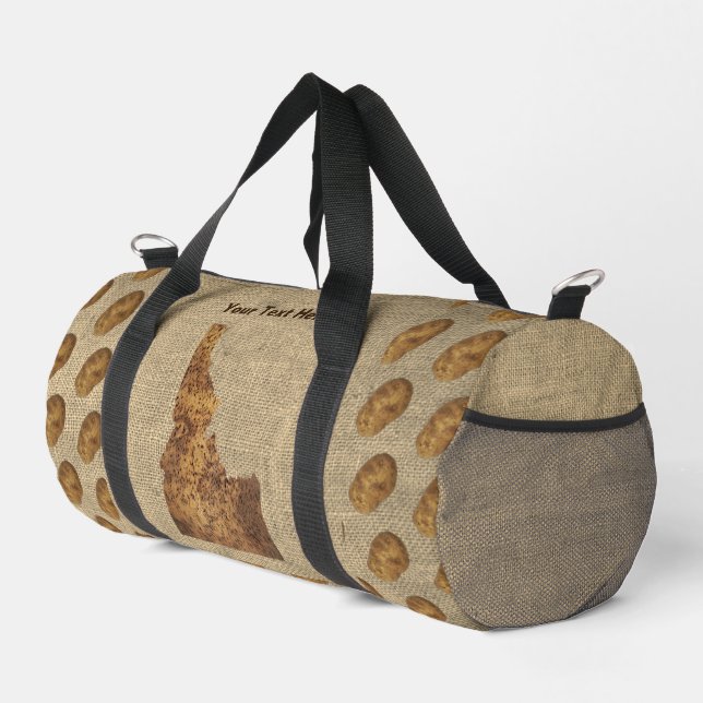 Idaho Spud Map Duffle Bag (Right Corner)
