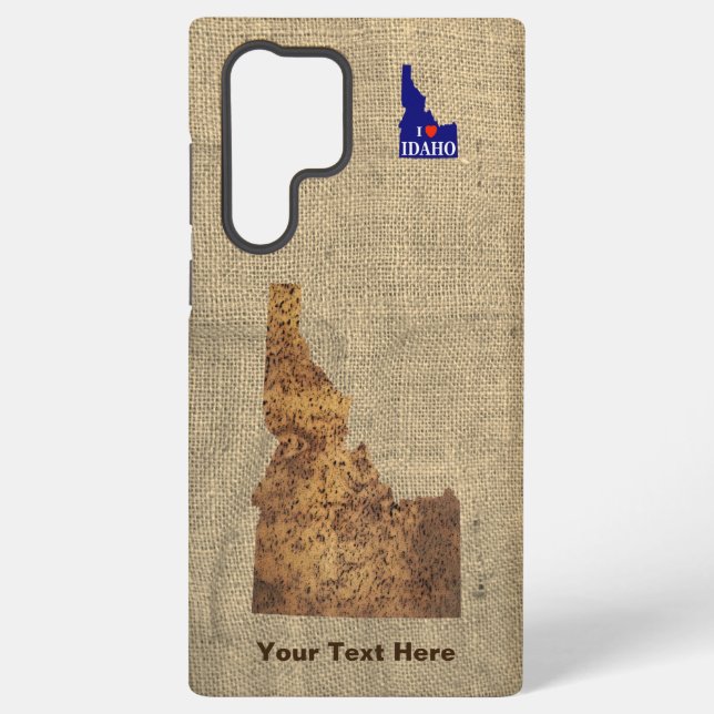 Idaho Spud Map Samsung Galaxy S22 Ultra Case (Back)