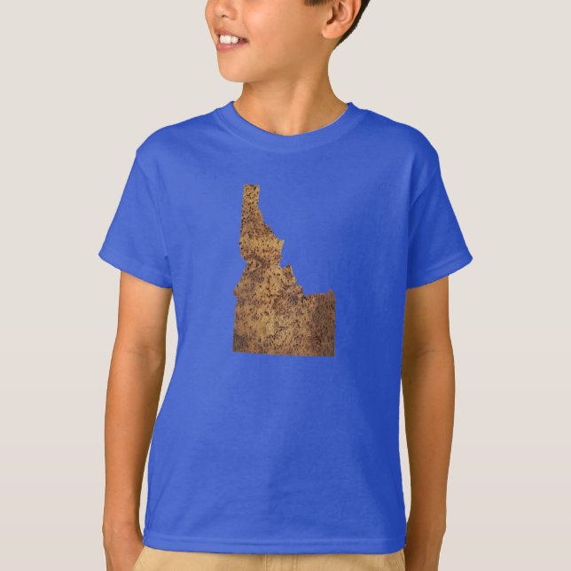 Idaho Spud Map T-Shirt (Front)
