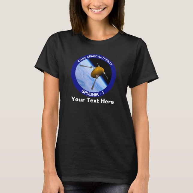 Idaho Spudnik Satellite Mission Patch T-Shirt (Front)