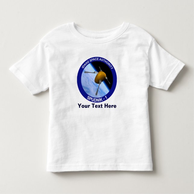 Idaho Spudnik Satellite Mission Patch Toddler T-Shirt (Front)