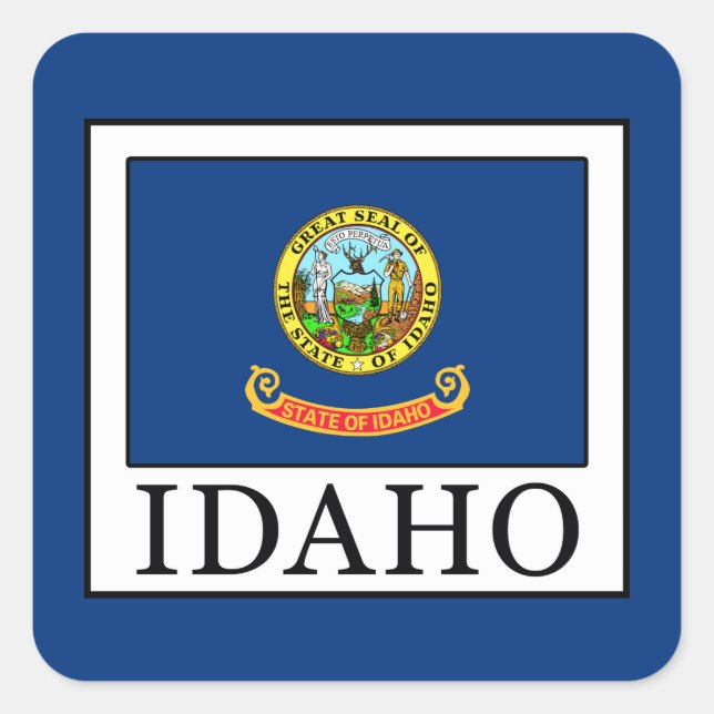 Idaho Square Sticker (Front)