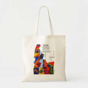 Idaho State Art by Deprise Tote Bag
