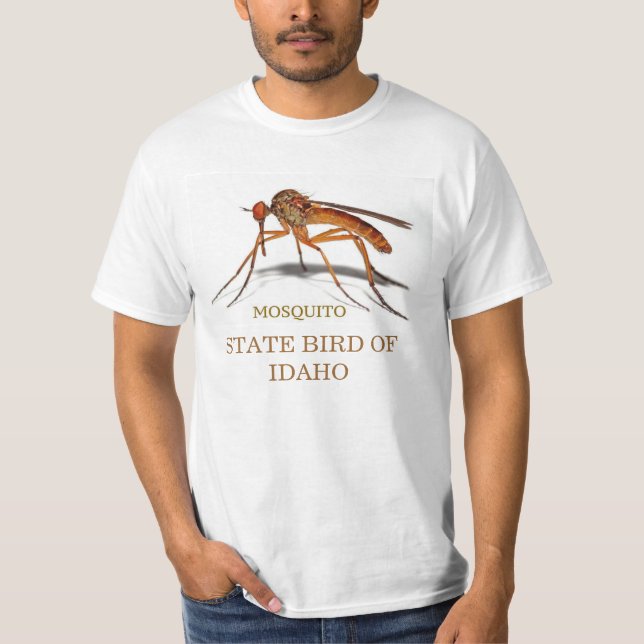 IDAHO  STATE BIRD: THE MOSQUITO T-Shirt (Front)
