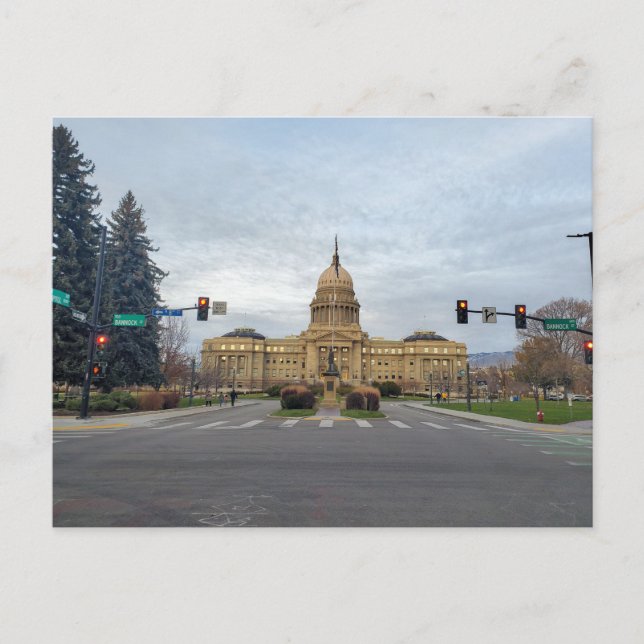 Idaho State Capitol Building Boise Postcard (Front)