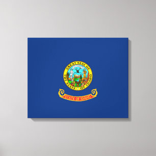 Idaho State Flag Design Canvas Print
