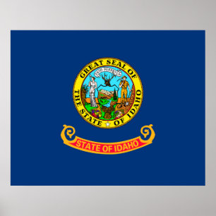 Idaho State Flag Design Decor