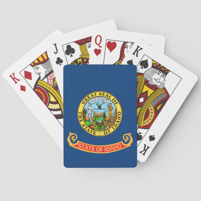 Idaho State Flag Playing Cards (Back)