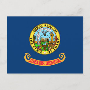 Idaho State Flag Postcard