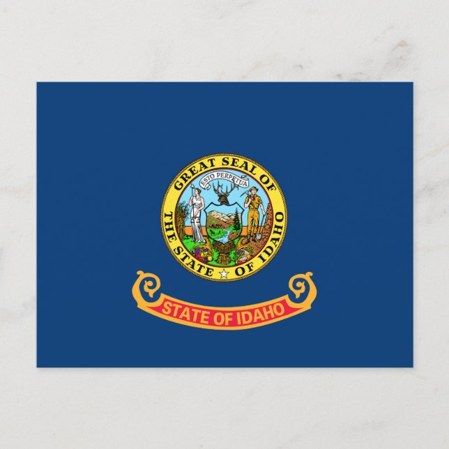 Idaho State Flag Postcard (Front)