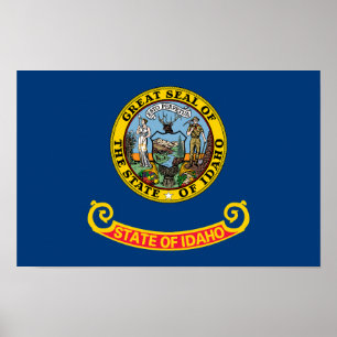 Idaho State Flag Poster