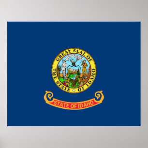 Idaho State flag Poster