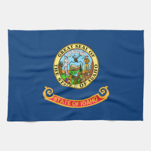 Idaho State Flag Tea Towel