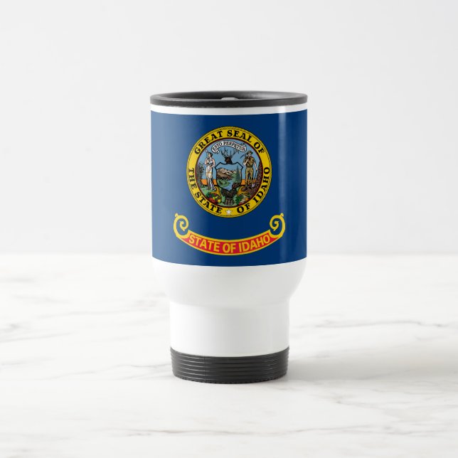 Idaho State Flag Travel Mug (Center)