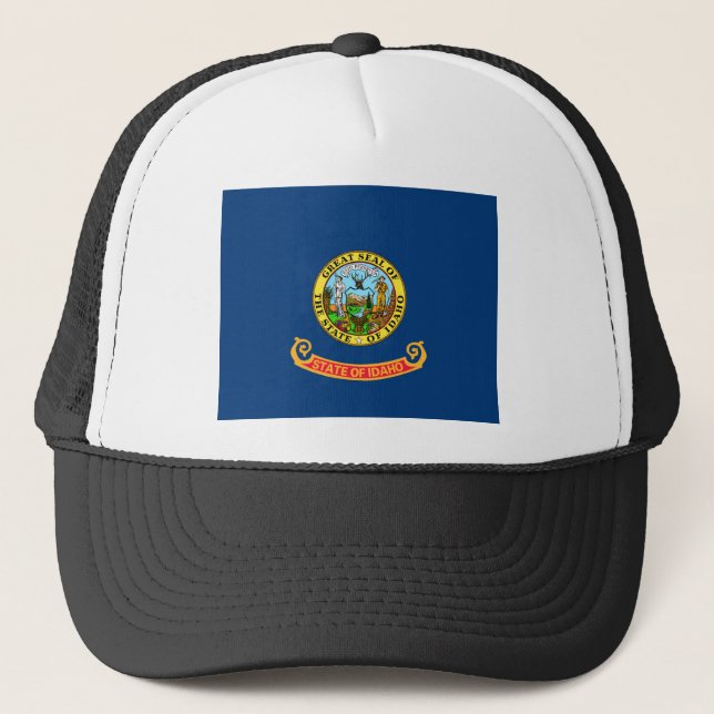 Idaho State Flag Trucker Hat (Front)
