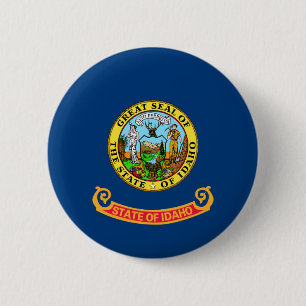 idaho state flag united america republic symbol 6 cm round badge