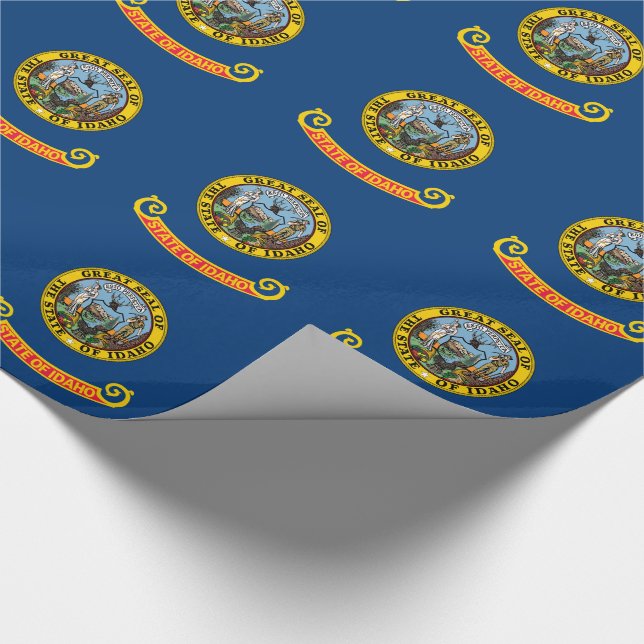 Idaho State Flag Wrapping Paper (Corner)