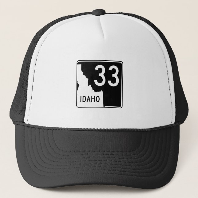 Idaho State Highway 33 Trucker Hat (Front)