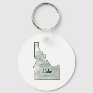 Idaho State Illustration Key Ring