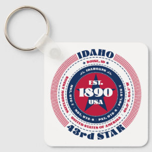 Idaho State Keychain