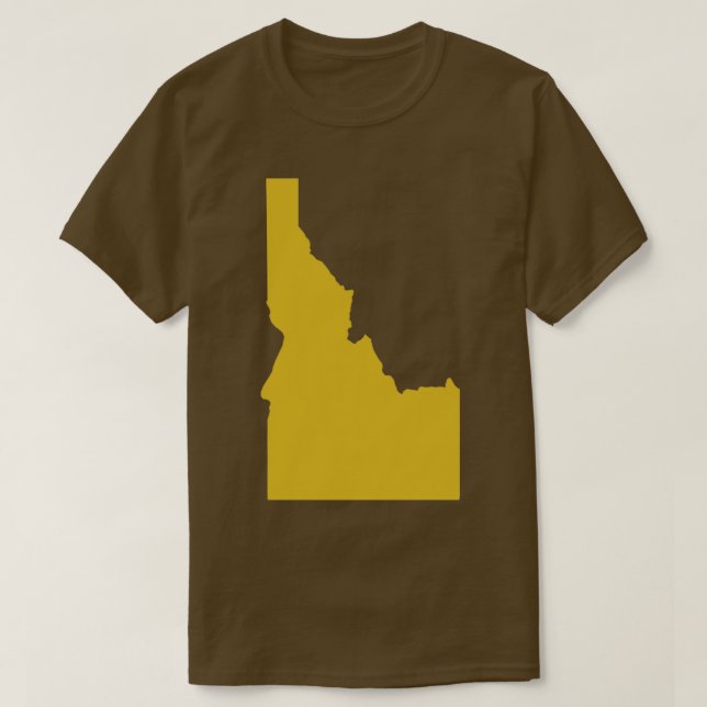 Idaho state map TShirt (Design Front)
