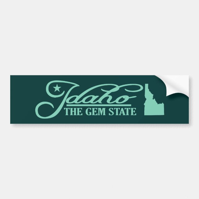 Idaho (State of Mine) Bumper Sticker (Front)