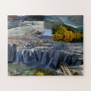 Idaho State Photo Collage 7 Images Jigsaw Puzzle