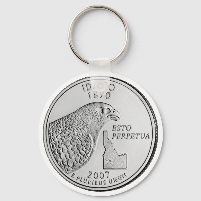 Idaho State Quarter Key Ring (Front)