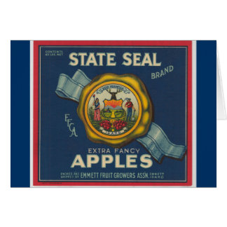 Idaho State Seal Apples