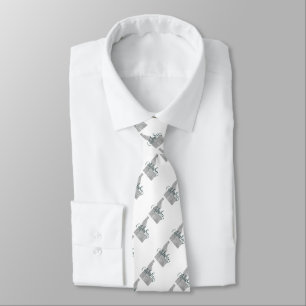 Idaho State Typography Tie