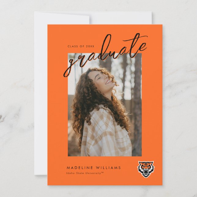 Idaho State University Bengals Spirit Design Announcement (Front)