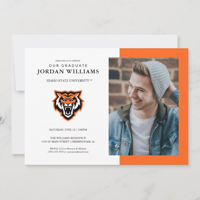 Idaho State University Bengals Spirit Design Announcement (Front)