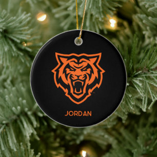 Idaho State University Bengals Spirit Design Ceramic Tree Decoration