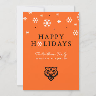 Idaho State University Bengals Spirit Design Holiday Card