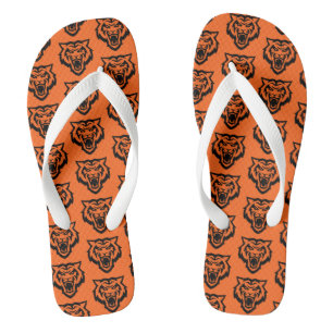 Idaho State University Bengals Spirit Design Jandals