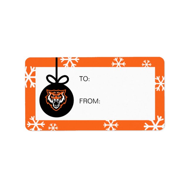 Idaho State University Bengals Spirit Design Label (Front)