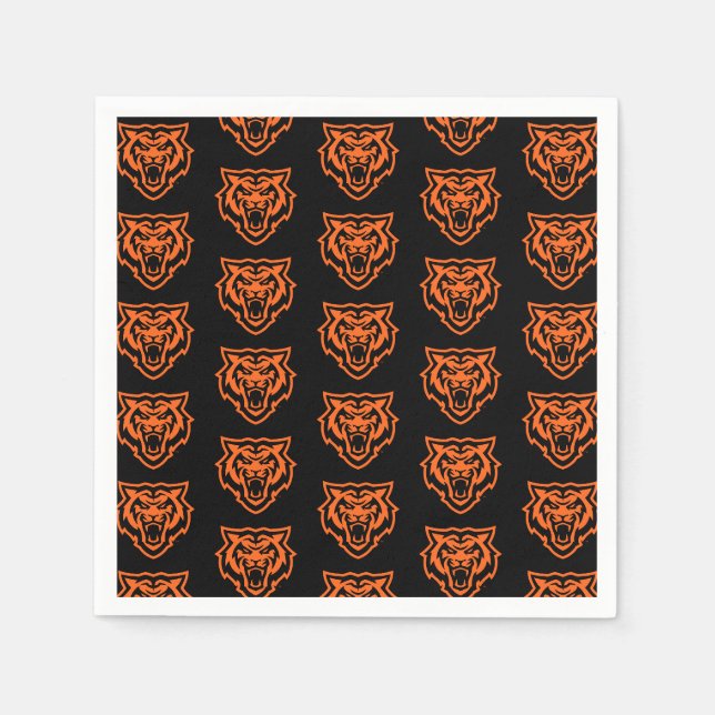 Idaho State University Bengals Spirit Design Napkin (Front)
