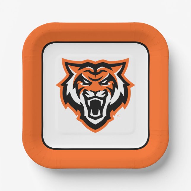 Idaho State University Bengals Spirit Design Paper Plate (Front)