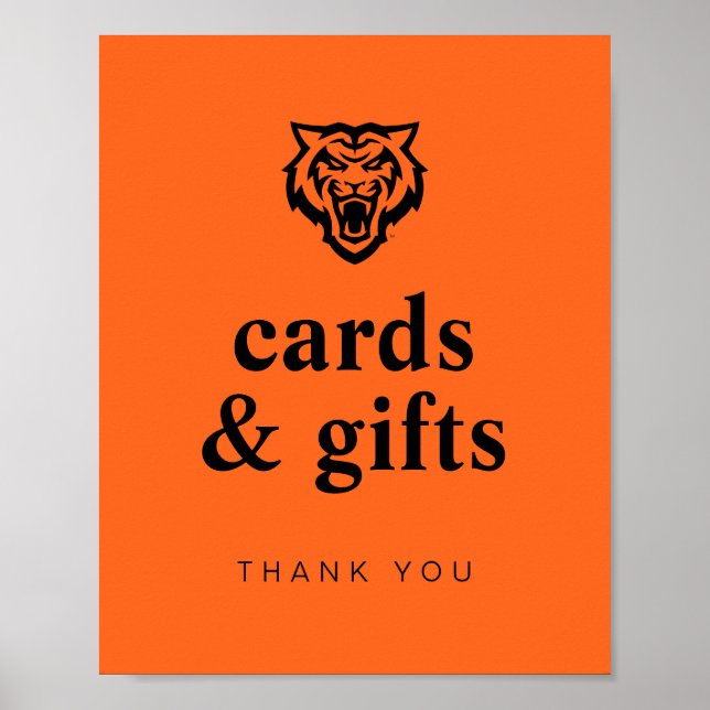 Idaho State University Bengals Spirit Design Poster (Front)