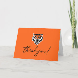 Idaho State University Bengals Spirit Design Thank You Card