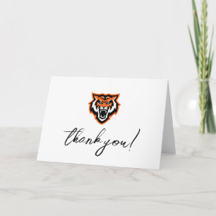 Idaho State University Bengals Spirit Design Thank You Card