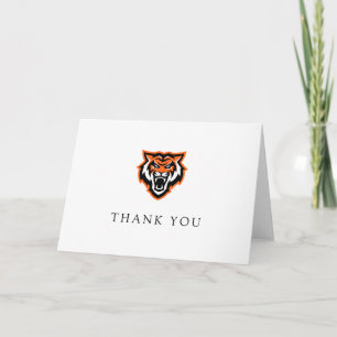 Idaho State University Bengals Spirit Design Thank You Card
