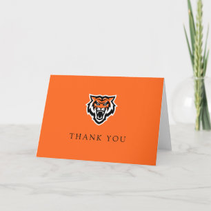 Idaho State University Bengals Spirit Design Thank You Card