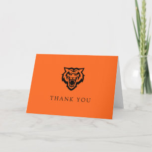 Idaho State University Bengals Spirit Design Thank You Card
