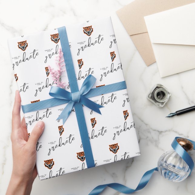 Idaho State University Bengals Spirit Design Wrapping Paper (Gifting)
