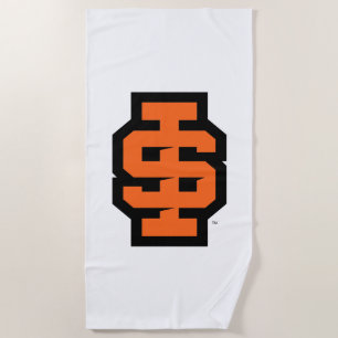 Idaho State University Bold Bengals Logo Beach Towel