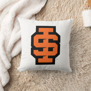 Idaho State University Bold Bengals Logo Cushion